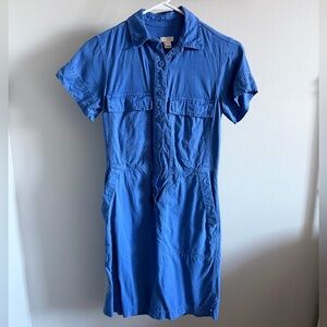 J. Crew Blue Short Sleeve Dress